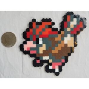 Pidgeotto Menu Icon Pokemon Perler Bead Pixel Art